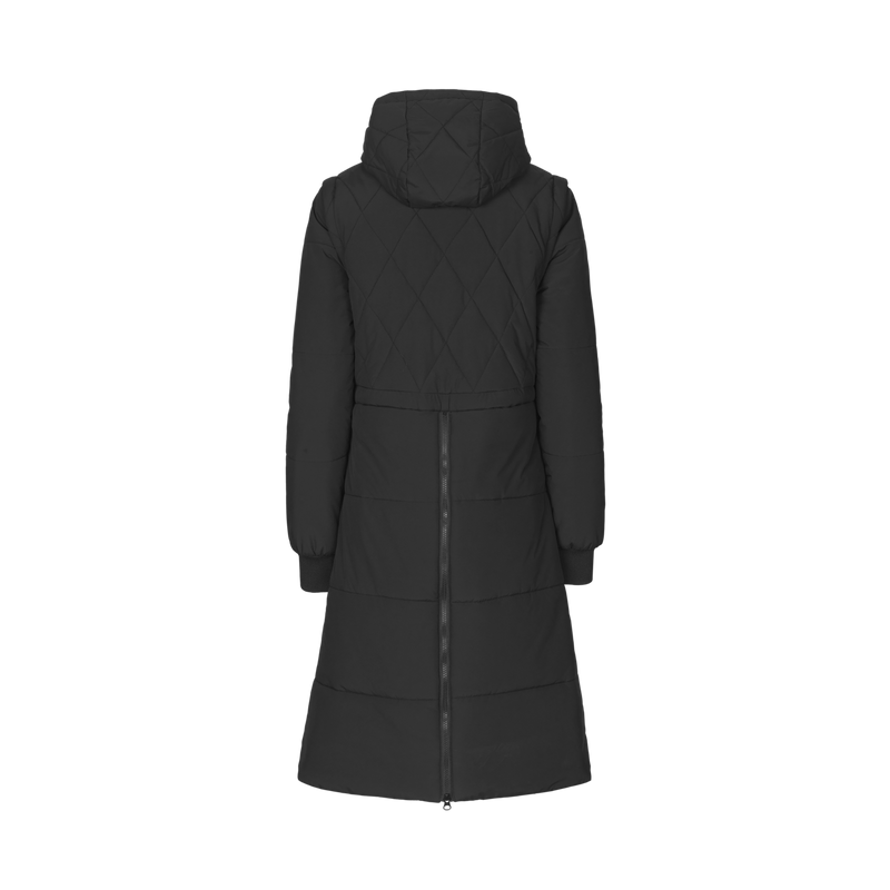 KINGSLAND KLMARY PADDED RIDING COAT BLACK WOMAN