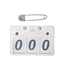 KINGSLAND KLMADDIE SHOW NUMBER PLATE WHITE