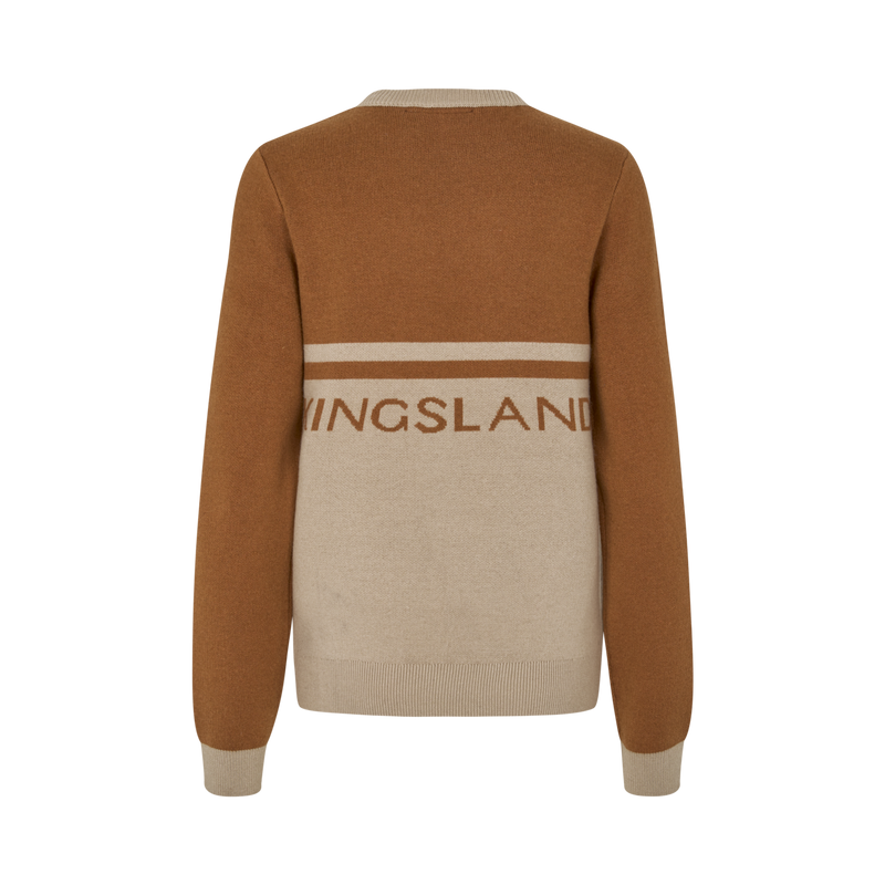 KINGSLAND KLMARINA KNITTED PULLOVER ARGAN OIL WOMAN