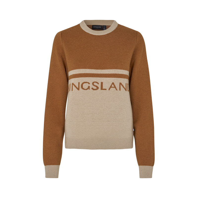 KINGSLAND KLMARINA KNITTED PULLOVER ARGAN OIL WOMAN