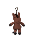 KINGSLAND KLMONTY KNITTED HORSE TEDDY CHESTNUT