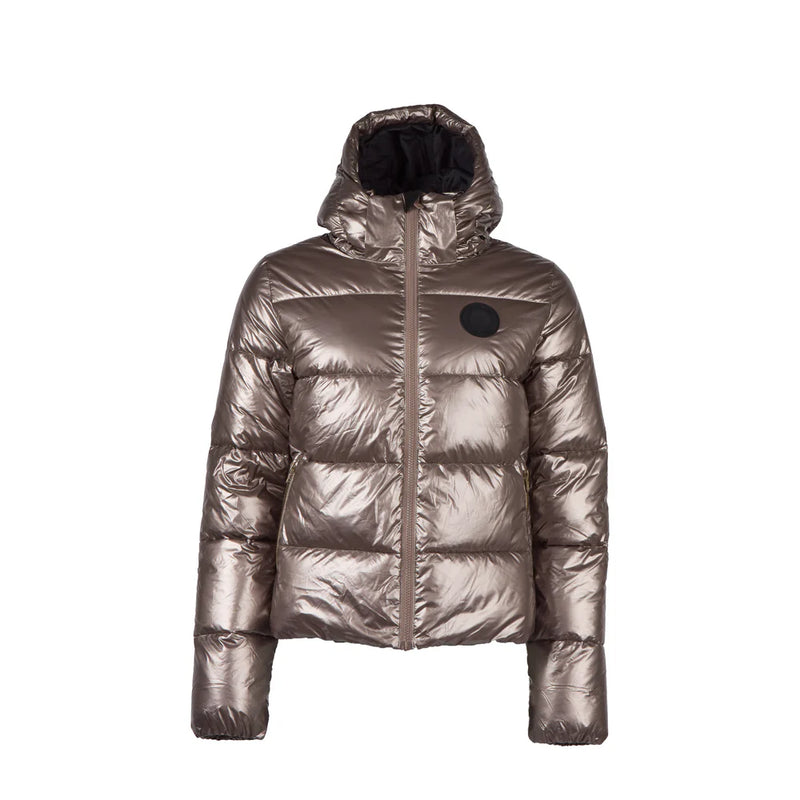 KINGSLAND KLMADISON METALLIC RIDING JACKET RAISIN WOMAN