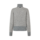 KINGSLAND KLAUDREY LADIES HALF ZIP KNIT LIGHT GREY MELANGE