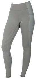 COVALLIERO RIDING TIGHTS GRIP STEEL GREY JUNIOR