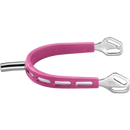 SPRENGER ULTRA FIT PINK GRIP SPURS WITH BALKENHOL FASTENING - STAINLESS STEEL 25 mm FLAT