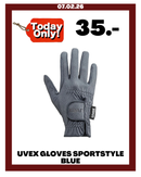 UVEX GLOVES SPORTSTYLE BLUE