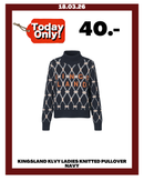 KINGSLAND KLVY LADIES KNITTED PULLOVER NAVY