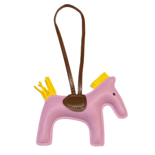 HORSE BAG CHARM LILAC/YELLOW