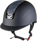 HKM RIDING HELMET BLACK/MULTICOLOR