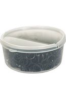 HKM SILICONE ELASTIC BLACK 500pcs