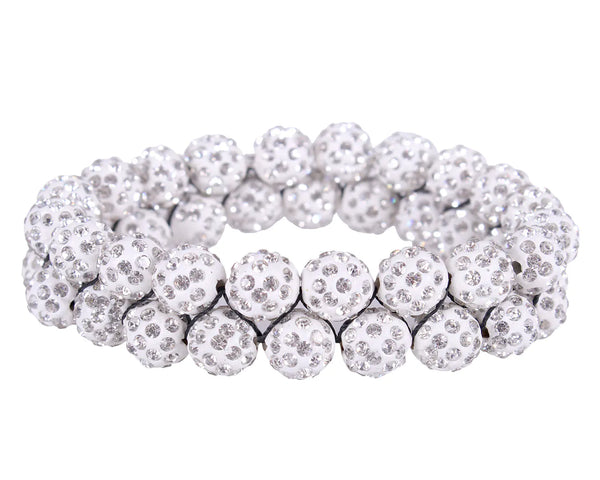 QHP HAIR SCRUNCHIE GLOSS WHITE