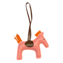 HORSE BAG CHARM FLUO PINK/ORANGE