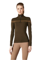 VESTRUM ISELLE TRAINING TOP BROWN