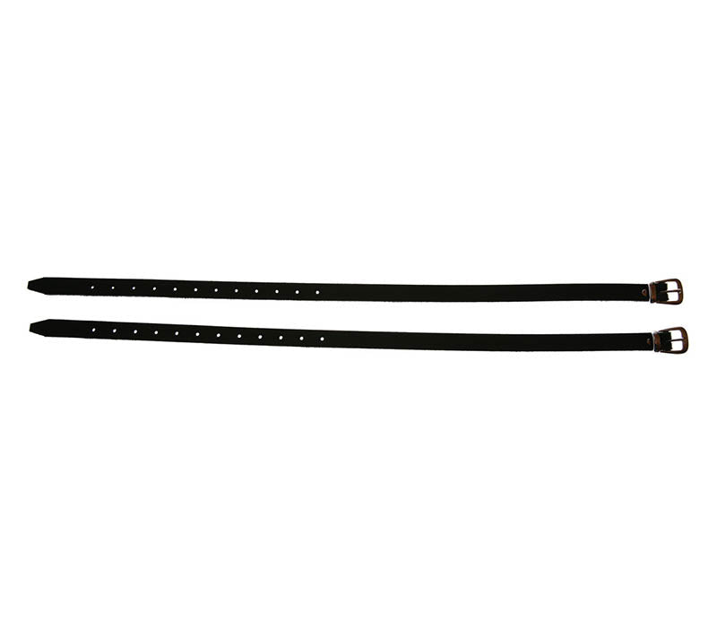 SPUR STRAPS LEATHER BLACK