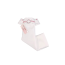 ANCCOR EQUESTRIAN PLASTRON WHITE PINK SAPPHIRE