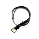 DY'ON FANCY LEATHER BELT BLACK