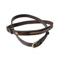 DY'ON WINDOW LEATHER BELT BROWN