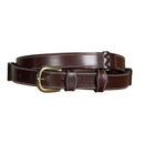 DY'ON FLATE LEATHER BELT BROWN