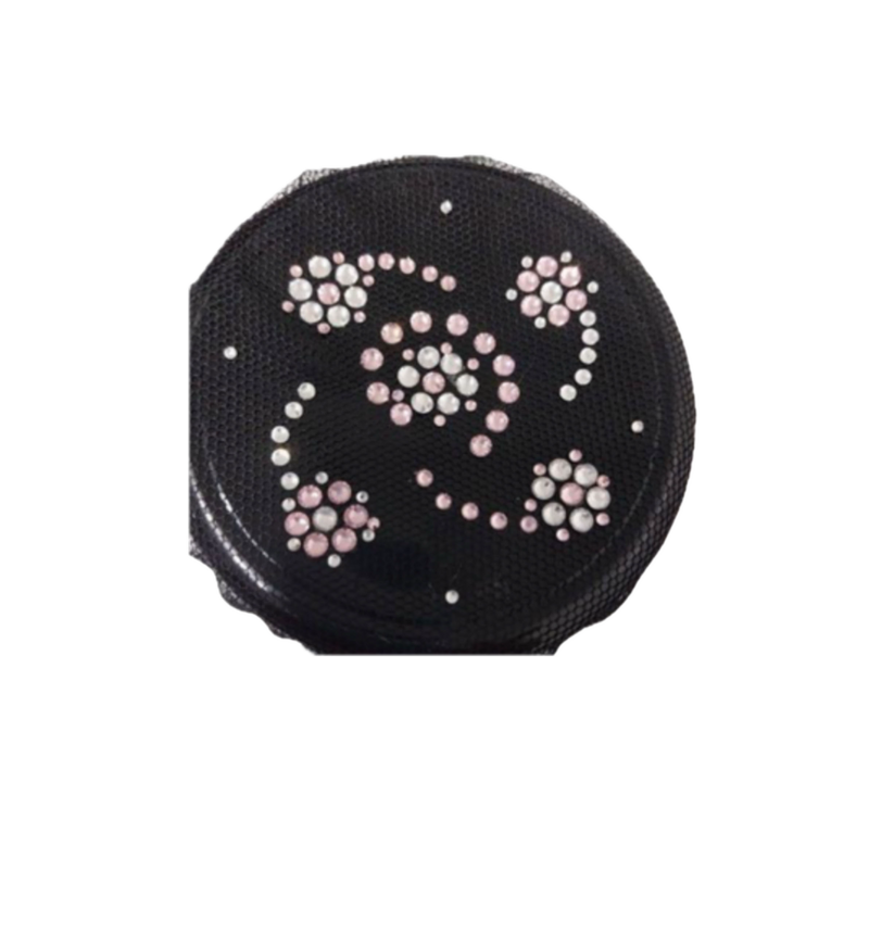 ANCCOR EQUESTRIAN HAIRNET TWIST WHITE/PINK