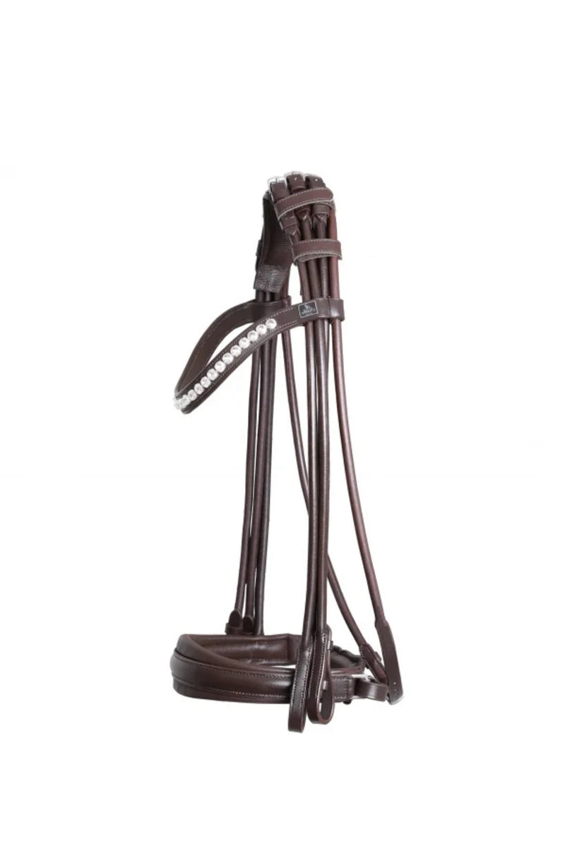 SD DESIGN DOUBLE BRIDLE BELISSIMO BROWN