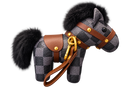 KEYCHAIN MINI PONY BLACK