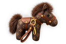 KEYCHAIN MINI PONY DARK BROWN