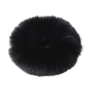 SD DESIGN PRINCESS FAKE FUR SCRUNCHIE BLACK