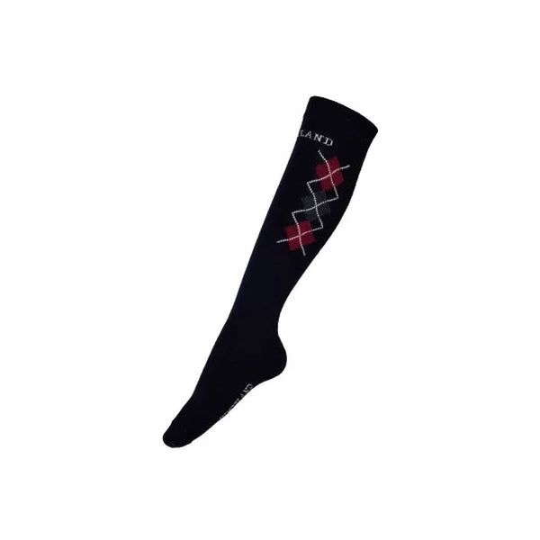 KINGSLAND KLPONTIAK UNISEX WOOLMIX KNEE SOCKS NAVY