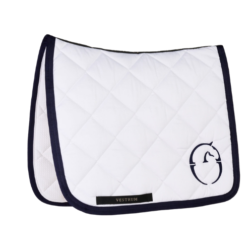 VESTRUM CHICAGO SADDLE PAD OPTICAL WHITE/BLACK