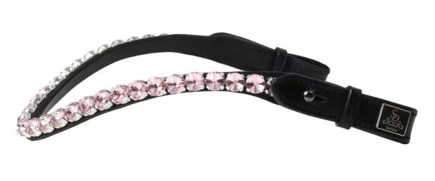 SD DESIGN BESPOKE BROWBAND ROSE 10mm CRYSTALS