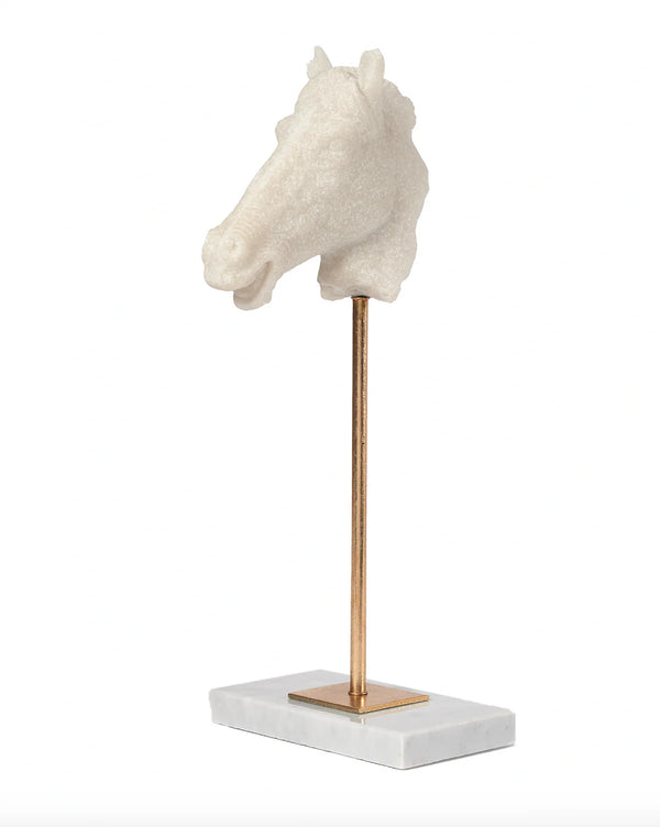 ADAMSBRO RAISED MARBLE HORSE