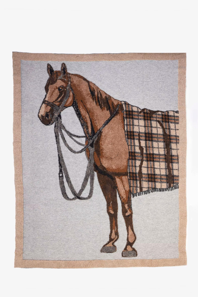 MY LOVE FAMILY PLAID I LOVE SCOTTISH HORSE