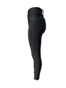 PHILI-RIDING TIGHTS STRASS LOGO BLACK WOMAN