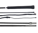 2-PART LUNGING WHIP BLACK 200 cm