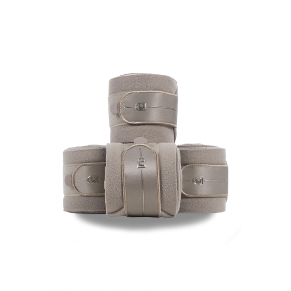 CAVALLO JOLA BANDAGES MADE OF HIGH-QUALITY ANTIPILLING FLEECE WARM SAND