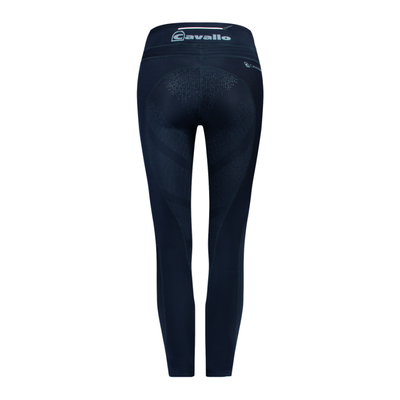 CAVALLO LIN RIDING LEGGINGS FULL GRIP BLACK JUNIOR