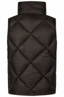 ESKADRON QUILT-WAISTCOAT BLACK TRUFFLE