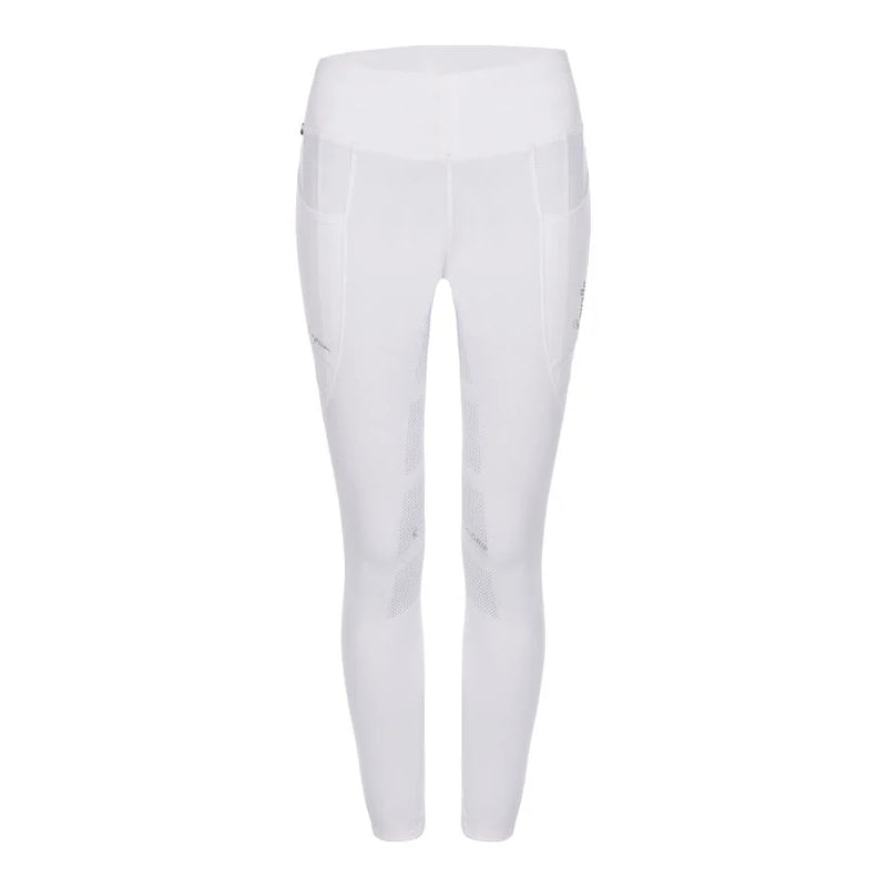 CAVALLO LIN RIDING LEGGINGS FULL GRIP WHITE JUNIOR