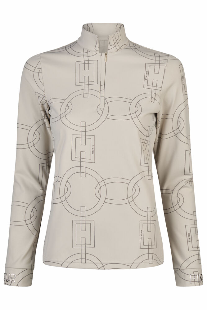 PIKEUR ZIP SHIRT SELECTION PALE GREY