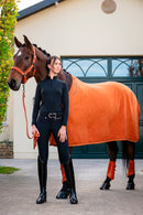 ESKADRON FLEECE STAMP SWEAT RUG PLATINUM 26 AMBER