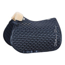ESKADRON SATIN CLOUD SADDLE CLOTH PLATINUM PURE 23 NAVY