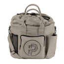 ESKADRON FAUX LEATHER ACCESSORY BAG PALE GREY