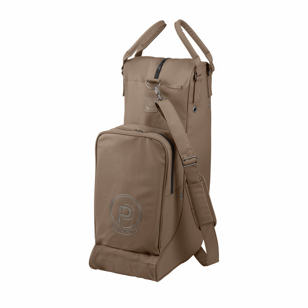 ESKADRON FAUX LEATHER BOOT & HELMET BAG SMOKY TAUPE
