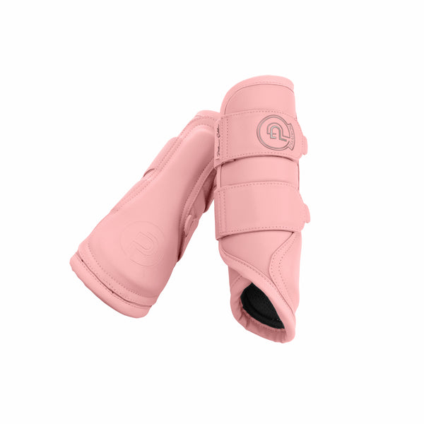 ESKADRON FAUX LEATHER TENDON BOOTS SOFT ROUGE