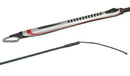 FLECK WHIP DRESSAGE TRIPLE SOLID BLACK/RED 110 cm