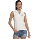 SPOOKS LHYNN POLO SLEEVELESS OFF WHITE