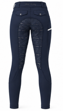 PHILI-RIDING TIGHTS NAVY STRASS LOGO NAVY WOMAN