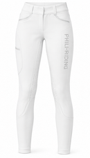 PHILI-RIDING TIGHTS WHITE STRASS LOGO WHITE GIRL