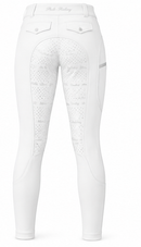 PHILI-RIDING TIGHTS WHITE STRASS LOGO WHITE WOMAN