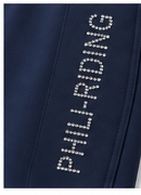 PHILI-RIDING TIGHTS NAVY STRASS LOGO NAVY WOMAN